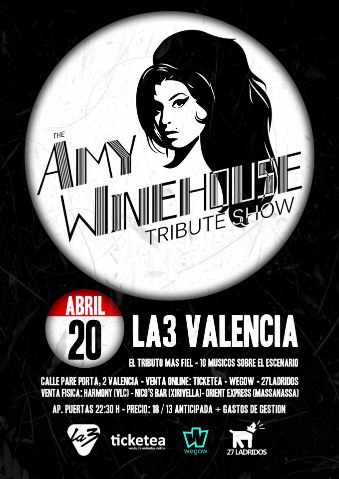 GRAN ESTRENO EN VALENCIA DE THE AMY WINEHOUSE TRIBUTE SHOW