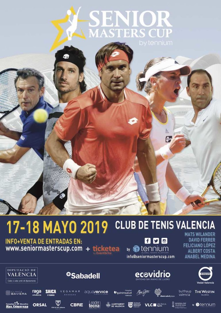 15 días para el primer saque de la Senior Masters Cup de Valencia