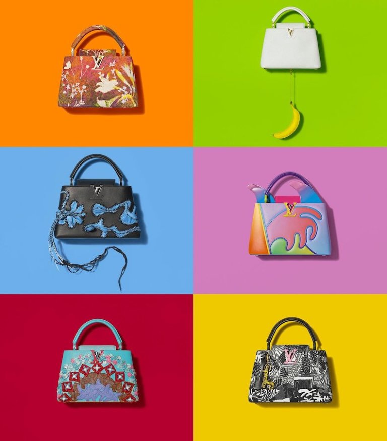 6 Leading Artists Leave Their Mark on Louis Vuitton's Iconic Capucines  Handbag