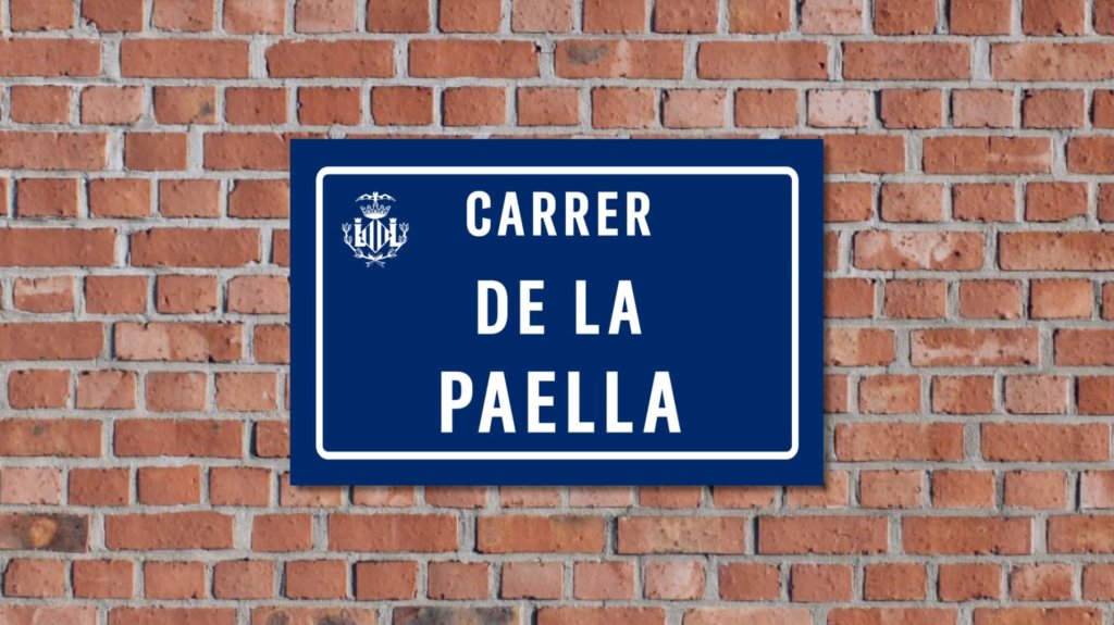 La calle de la paella