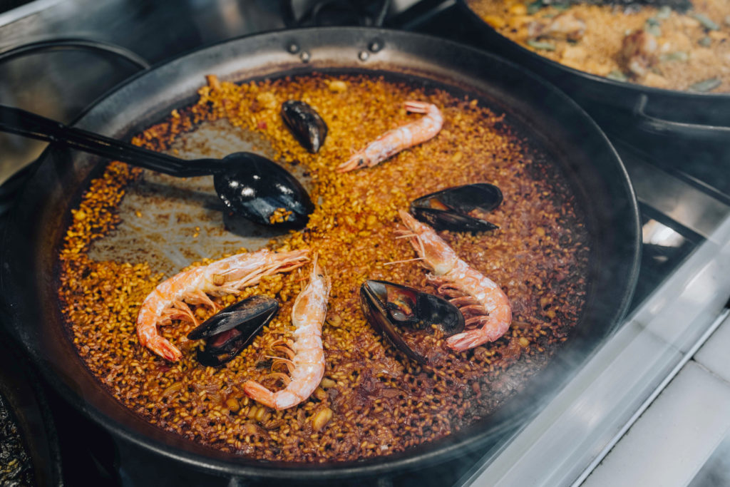 Paella de pescado